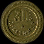 Jeton R.L. � Paris - 30 centimes - revers