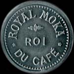Jeton Royal Moka - Roi du Café à Paris - 10 centimes - avers