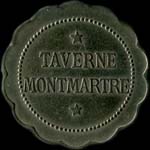 Jeton Taverne Montmartre à Paris - 6 - avers