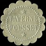 Jeton Taverne Pousset � Paris - 30 centimes - avers