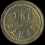 Jeton de n�cessit� de 30 centimes �mis par le Th� Samar � Paris - avers