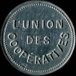 Jeton L'Union des Coopératives - U.D.C. à Paris - 1 franc - avers