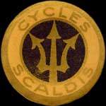 Timbre-monnaie Cycles Scaldis avec capsule cellulo�d - 10 pfennig - avers