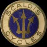 Timbre-monnaie 10 centimes Cycles Scaldis - Anvers - (capsule métallique) - avers