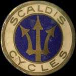Timbre-monnaie Cycles Scaldis avec capsule m�tallique - 10 centimes - avers