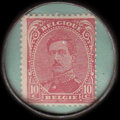 Timbre-monnaie Scaldis � Anvers avec capsule en m�tal - revers