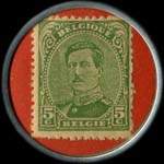 Timbre-monnaie Van Der Elst - 5 centimes - revers