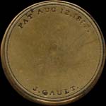 Timbre-monnnaie J.Gault - 10 cents - Etats-Unis - avers