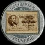 World's Columbian exposition - Chicago 1893 - admission - revers