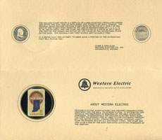 Timbre-monnaie Western Electric 1966 - intérieur