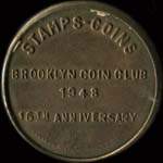 Timbre-monnaie Brooklyn Coin Club - 5 cents - avers