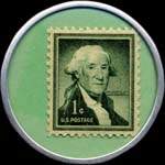 Timbre-monnaie Butzen's Postage Currency - 1 cent - revers