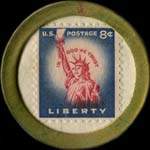Timbre-monnaie Chicago Numismatic - 8 cents - revers