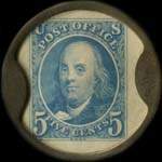 Timbre-monnaie Sol Kaplan - Ralph Hoffman - 5 cents - revers
