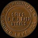 Timbre-monnaie R.H.Rosholm - 1 cent - type 1 - revers