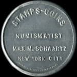 Timbre-monnaie Max M. Schwartz - 10 cents - avers