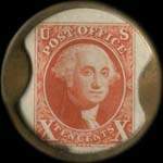 Timbre-monnaie Luther H.Whitt - 10 cents - revers