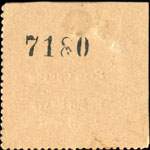 Cash coupon 3 pies 7180 Bundi State - dos