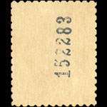 Timbre-monnaie - Cash coupon de 1 anna numéro 152283 émis par le Jaora State en Inde - dos