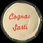 Timbre-monnaie Cognac Sarti blanc - 2 lires brun - Italie - avers