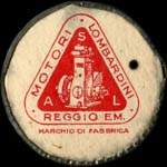 Timbre-monnaie Motori Lombardini 20 centesimi - Italie - avers