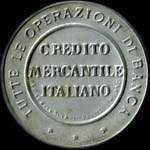 Timbre-monnaie Credito Mercantile Italiano - Italie - avers