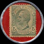 Timbre-monnaie Trinchieri - Italie - revers
