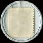 Timbre-monnaie de 15 lire sous capsule plastique transparent anonyme - Italie - dos