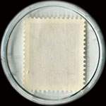 Timbre-monnaie de 20 lire sous capsule plastique transparent anonyme - Italie - dos