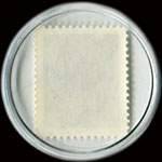 Timbre-monnaie de 70 lire sous capsule plastique transparent anonyme - Italie - dos