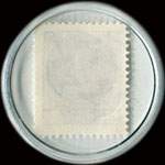 Timbre-monnaie de 150 lire sous capsule plastique transparent anonyme - Italie - dos