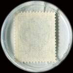 Timbre-monnaie de 300 lire sous capsule plastique transparent anonyme - Italie - dos