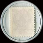 Timbre-monnaie de 400 lire sous capsule plastique transparent anonyme - Italie - dos