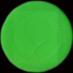 Timbre-monnaie de 10 lires sous capsule plastique vert anonyme - Italie - dos