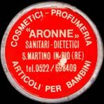 Timbre-monnaie de 50 lires sur fond bleu-noir - Aronne - sanitari - dietetici - S.Martino in Rio - Italie - avers