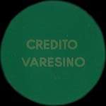 Timbre-monnaie Credito Varesino vert - Italie - avers