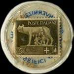 Timbre-monnaie Invernizzi - Italie - revers