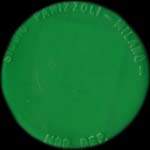 Timbre-monnaie de 100 lires sur fond vert - Studio Panizzoli - Milano - Italie - avers