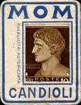 Timbre-monnaie MOM Candioli 10 centesimi - Italie - face