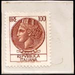 Timbre-monnaie 100 lires sous pochette blanche - Banca Popolare di Merano - Volksbank Meran - Italie - revers