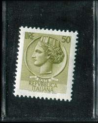 Timbre-monnaie Bolzano Bolzen - 50 lire sous pochette transparente - Italie - face