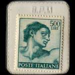 Timbre-monnaie 500 lires sous pochette - B.P.M. (Banca Popolare Modena) - Italie - avers