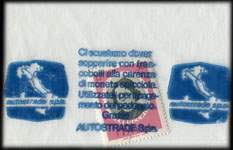 Timbre-monnaie Autostrade 50 lires type 8 - Italie - face