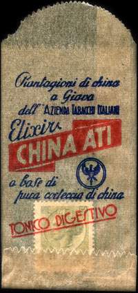 Timbre-monnaie China Ati / Amaro Gambarotta - 50 lire - Italie - face