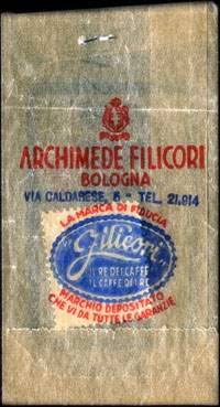 Timbre-monnaie Spumanti - Cinzano - Vermouth / Archimede Filicori - Bologna - 10 lire - Italie - dos