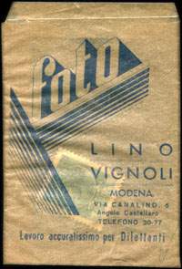 Timbre-monnaie Foto Lino Vignoli - Modena - 70 lire - Italie - face