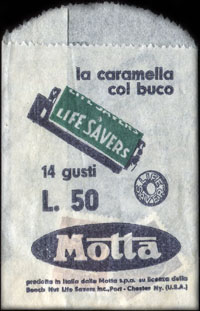 Timbre-monnaie Motta 50 lire - Italie - face