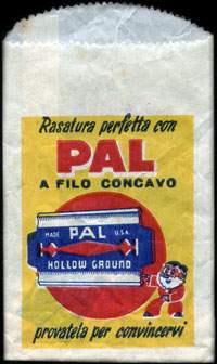 Timbre-monnaie Pal Hollow Ground 60 lire - Italie - dos