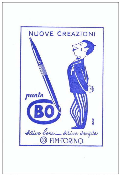 Publicit� Nueve Creazioi - Punta BO - scrive bene - scrive sempre - BO - FIM-Torino