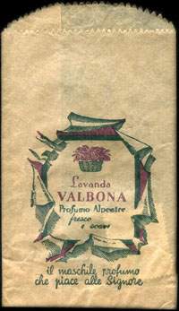 Timbre-monnaie Lavanda Valbona - 15 lire dans sachet papier - Italie - face